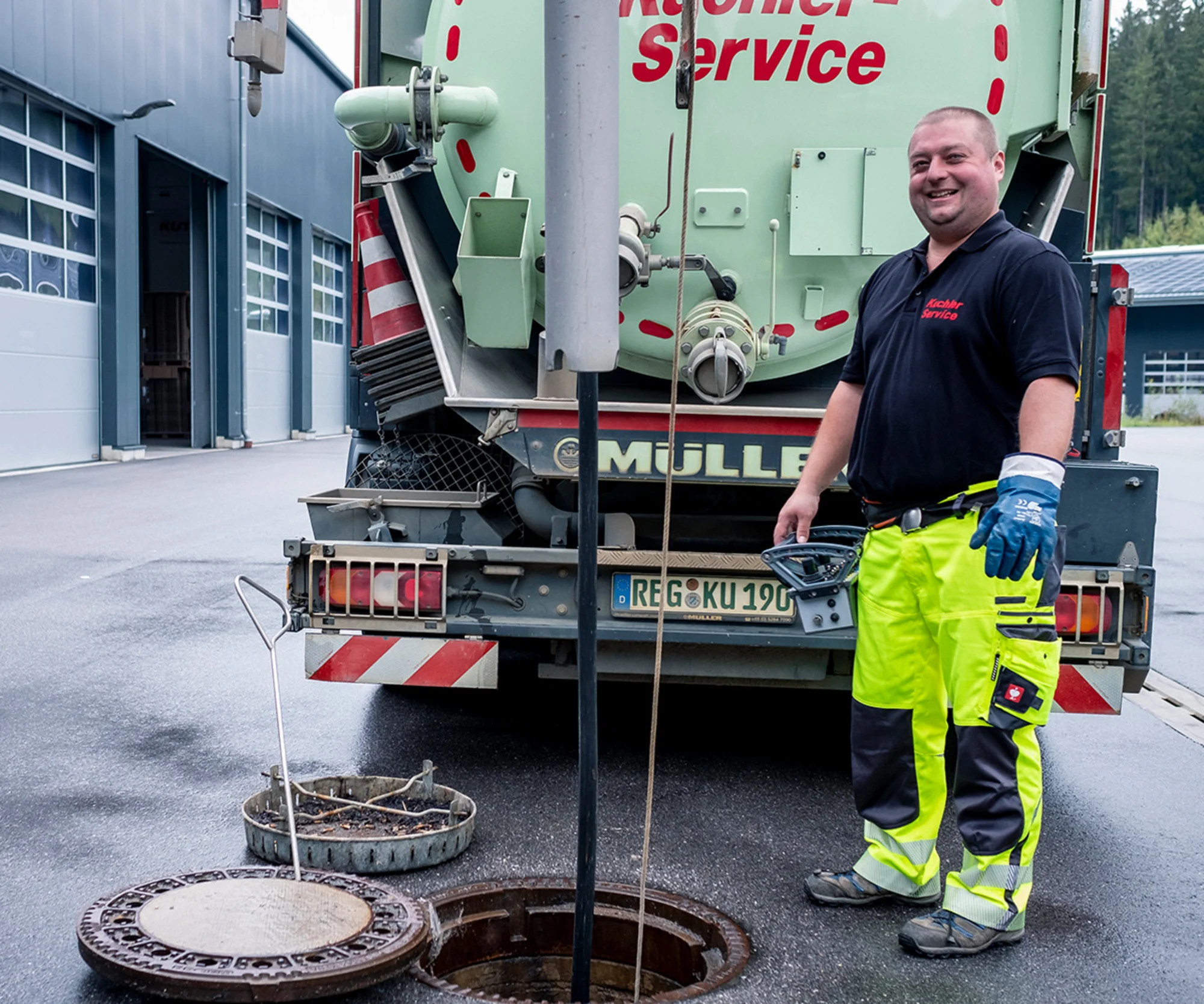 Ablauf von Prüfung und Reinigung